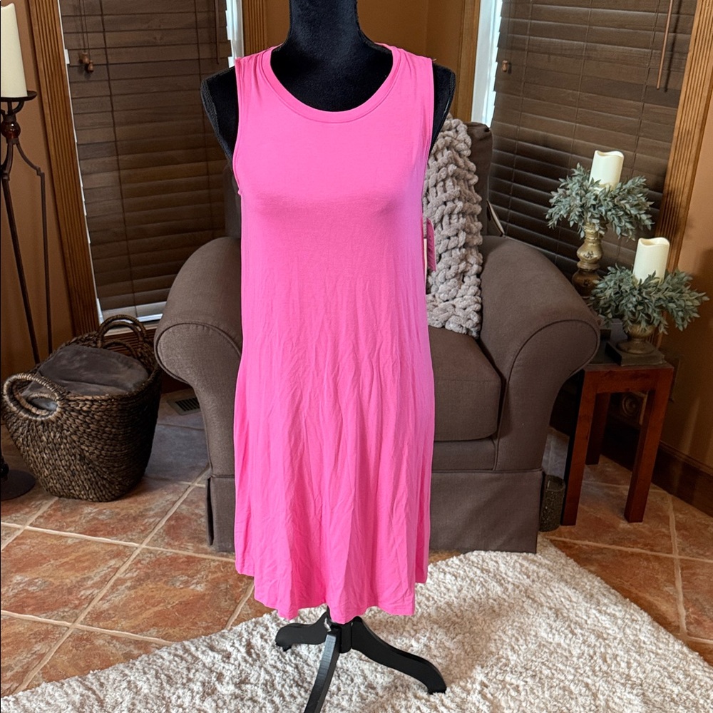 Time and Tru Fuchsia Top
